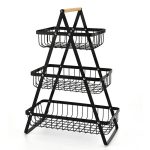 3 Lyar Food rack-Black